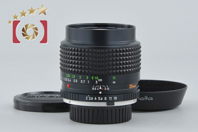 【中古】MINOLTA ミノルタ MC W.ROKKOR 28粍 f/2