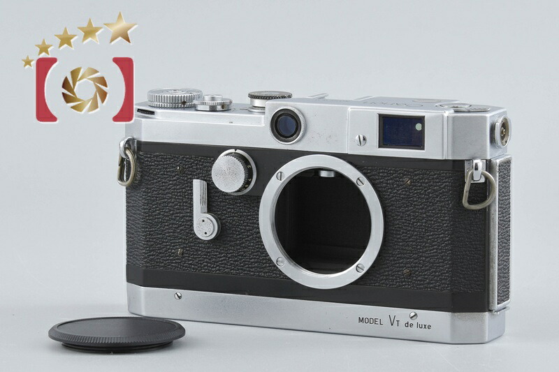 【中古】Canon キヤノン VT Deluxe シルバー レンジファインダーフィルムカメラ