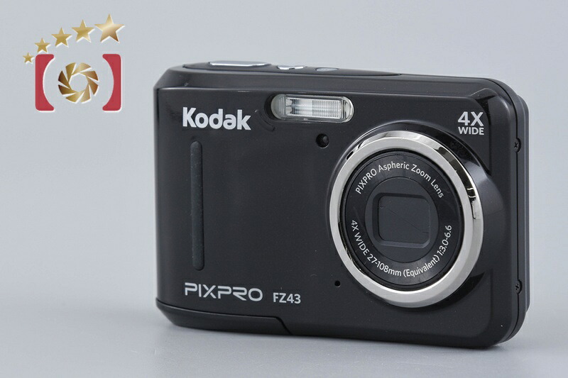 【中古】KODAK コダック PIXPRO FZ43 ブラック コンパクトデジタルカメラ
