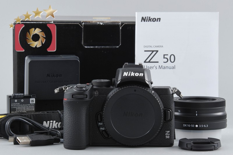 【中古】Nikon ニコン Z50 16-50 VR レンズキット シャッター回数僅少 元箱付き 海外版