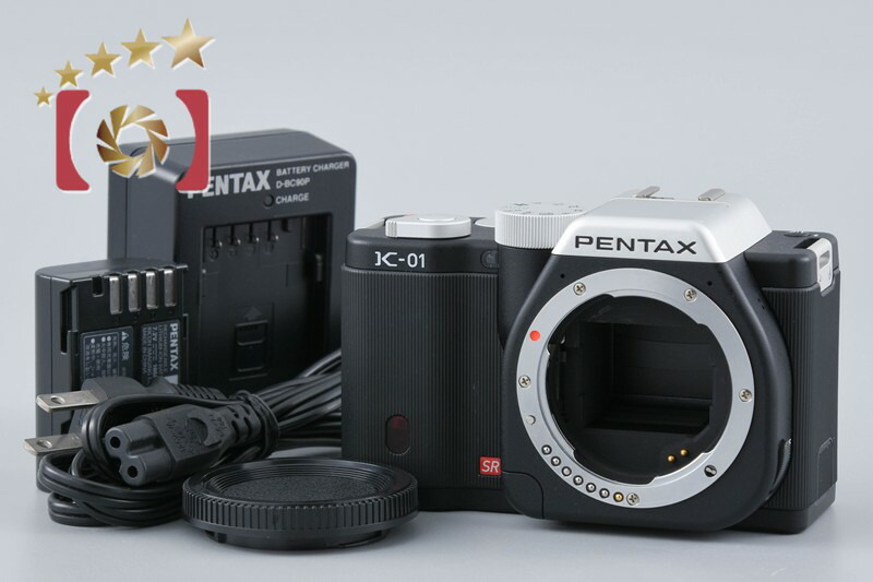 【中古】PENTAX ペンタックス K-01 ブラック ミラーレス一眼カメラ シャッター回数僅少