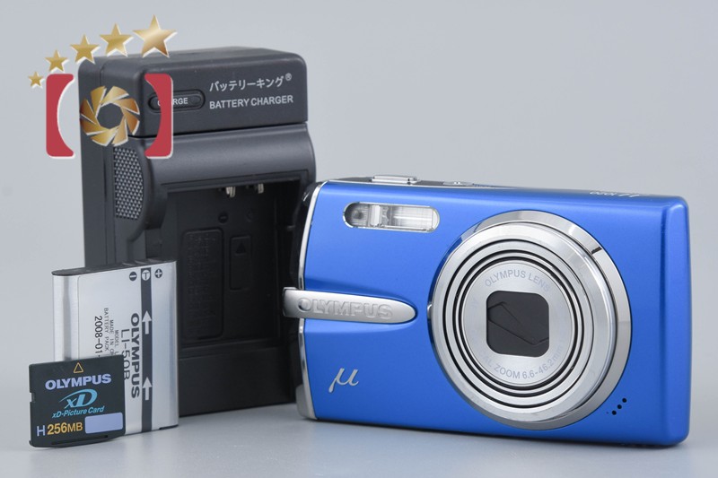 【中古】OLYMPUS オリンパス μ1020 ロイヤルブルー コンパクトデジタルカメラ