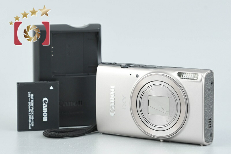 【中古】Canon キヤノン IXY 650 しろがね色 コンパクトデジタルカメラ
