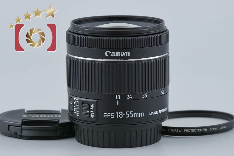【中古】Canon キヤノン EF-S 18-55粍 f/4-5.6 IS STM