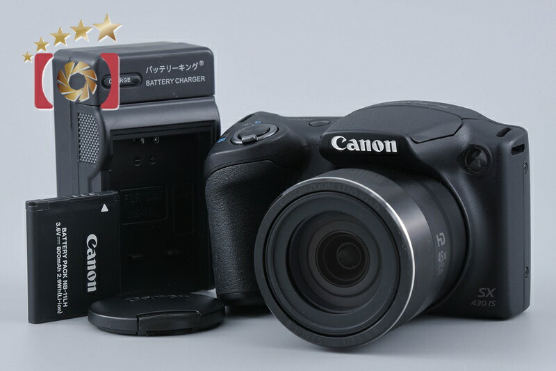 【中古】Canon キヤノン PowerShot SX430 IS 黒いこと コンパクトデジタルカメラ