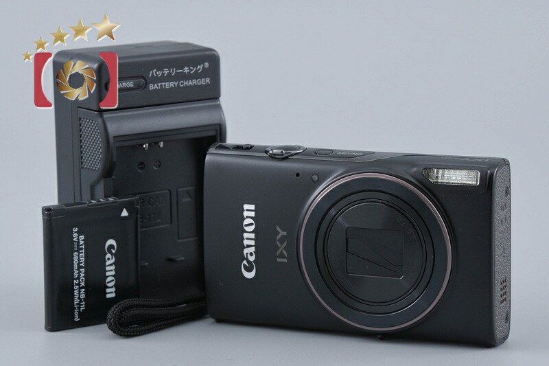 【中古】Canon キヤノン IXY 650 黒いこと コンパクトデジタルカメラ