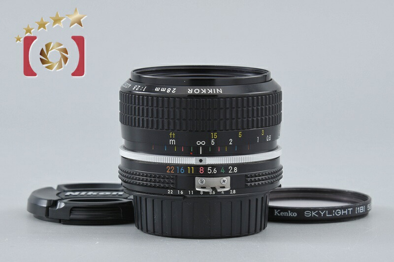【中古】Nikon ニコン New NIKKOR 28粍 f/2.8 Ai改