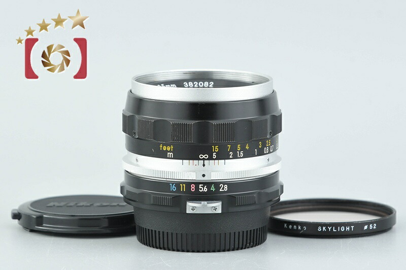 【中古】Nikon ニコン NIKKOR-S Auto 35mm f/2.8|ファイブスターカメラ