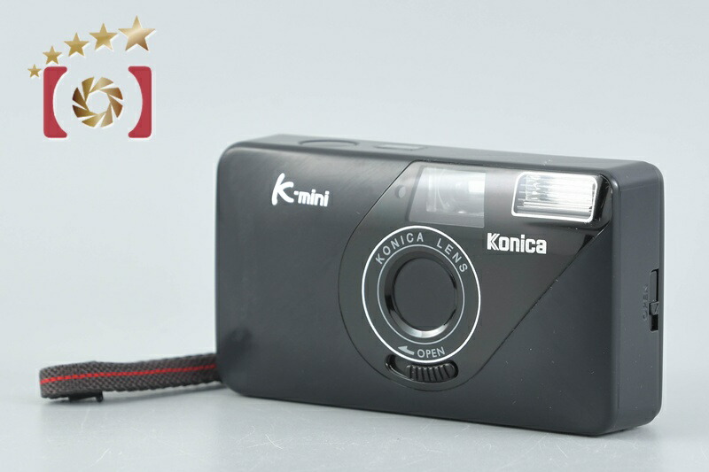 【中古】Konica コニカ K-mini 黒いこと コンパクトフィルムカメラ