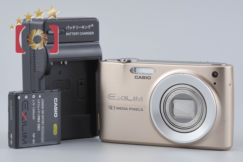 【中古】CASIO カシオ EXILIM EX-Z400 ゴールド コンパクトデジタルカメラ