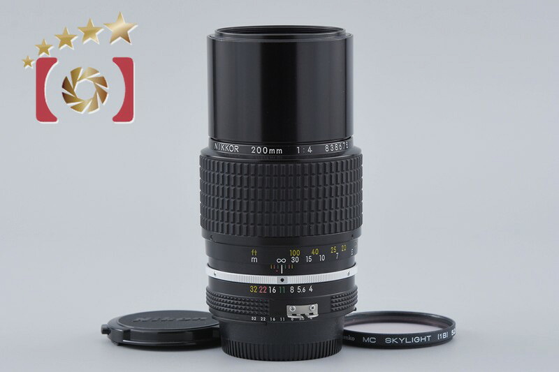 【中古】Nikon ニコン Ai NIKKOR 200粍 f/4