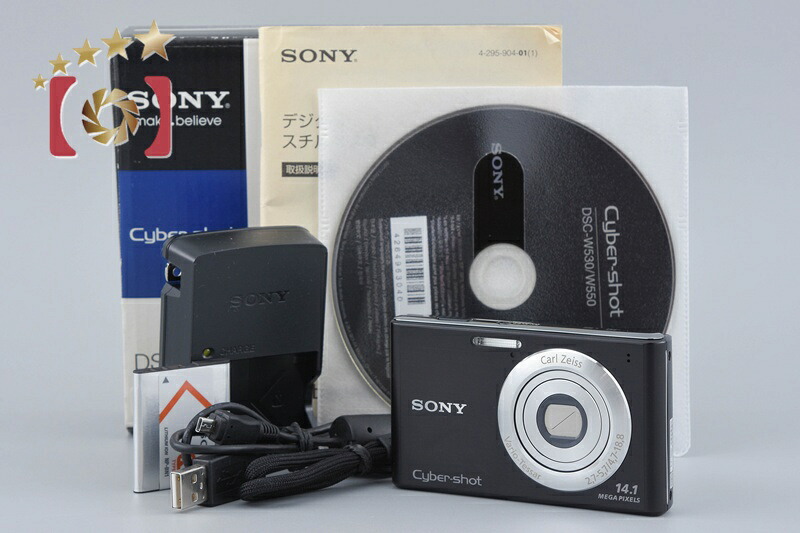 【中古】SONY ソニー Cyber-shot DSC-W550 黒いこと コンパクトデジタルカメラ 元箱付き添い人