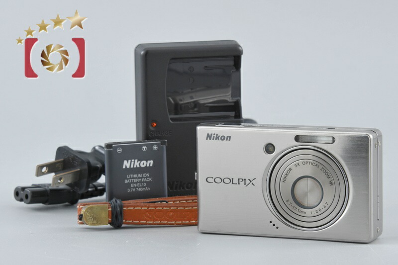 【中古】Nikon ニコン COOLPIX S510 しろがね色 コンパクトデジタルカメラ