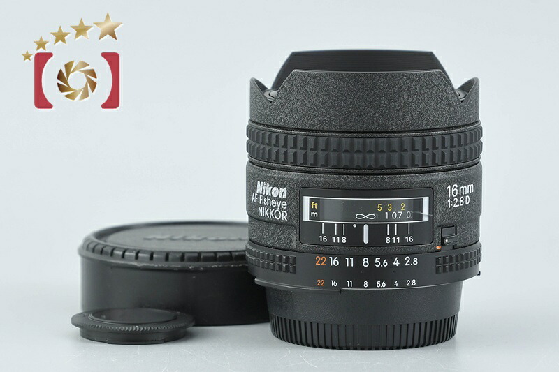 【中古】Nikon ニコン AF Fisheye NIKKOR 16粍 f/2.8 D