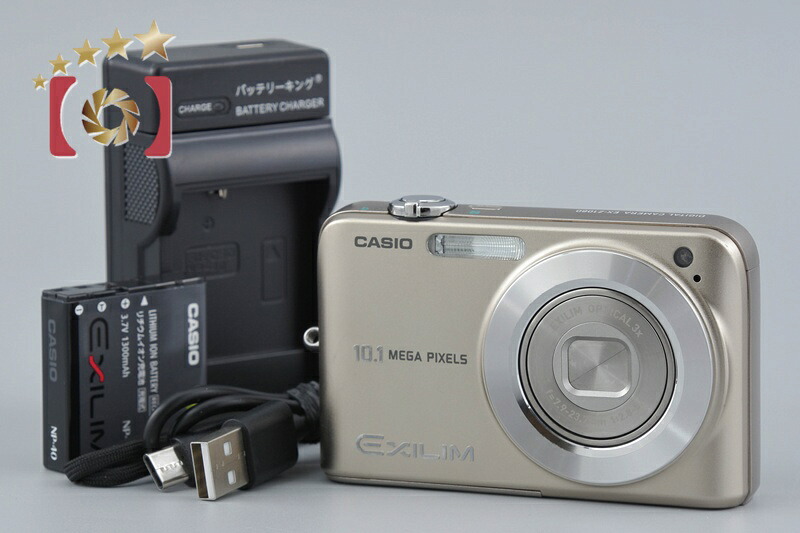 【中古】Casio カシオ EXILIM ZOOM EX-Z1080 ゴールド コンパクトデジタルカメラ