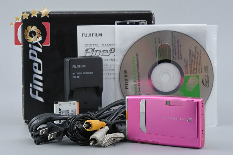 【中古】FUJIFILM 富士フイルム FINEPIX Z10fd さくら色 コンパクトデジタルカメラ 元箱付き添い人