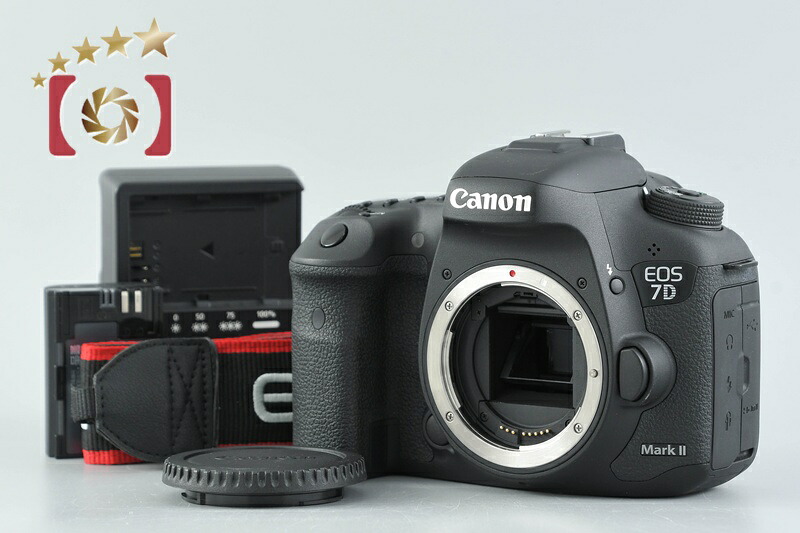 【中古】Canon キヤノン EOS 7D Mark II デジタル一眼一眼レフ写真機