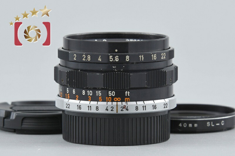 【中古】Canon キヤノン 35粍 f/2 L39 ライカスクリューマウント