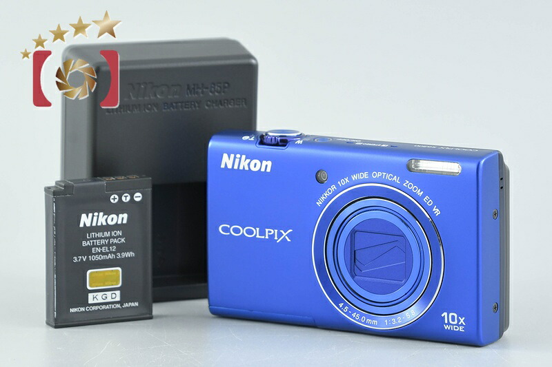 【中古】Nikon ニコン COOLPIX S6200 綿津見青碧 コンパクトデジタルカメラ