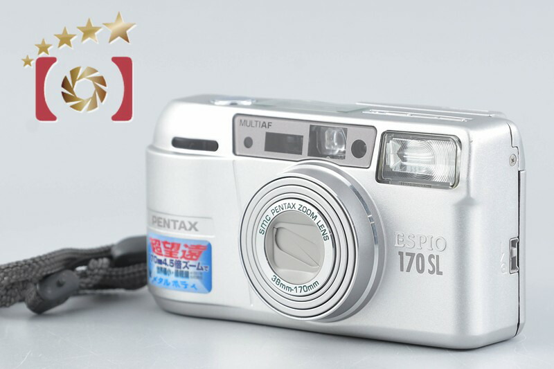 【中古】PENTAX ペンタックス ESPIO 170SL しろがね色 コンパクトフィルムカメラ