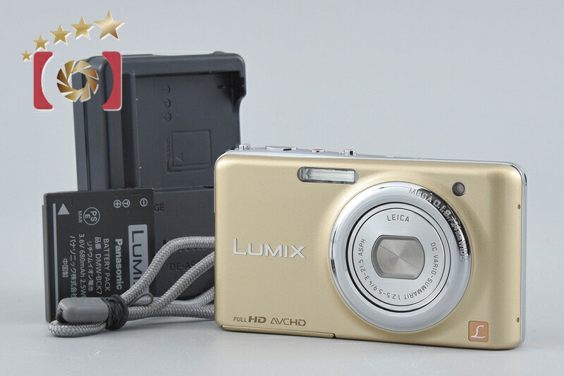 【中古】Panasonic パナソニック LUMIX DMC-FX77 レオパードゴールド コンパクトデジタルカメラ