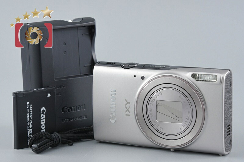 【中古】Canon キヤノン IXY 650 しろがね色 コンパクトデジタルカメラ