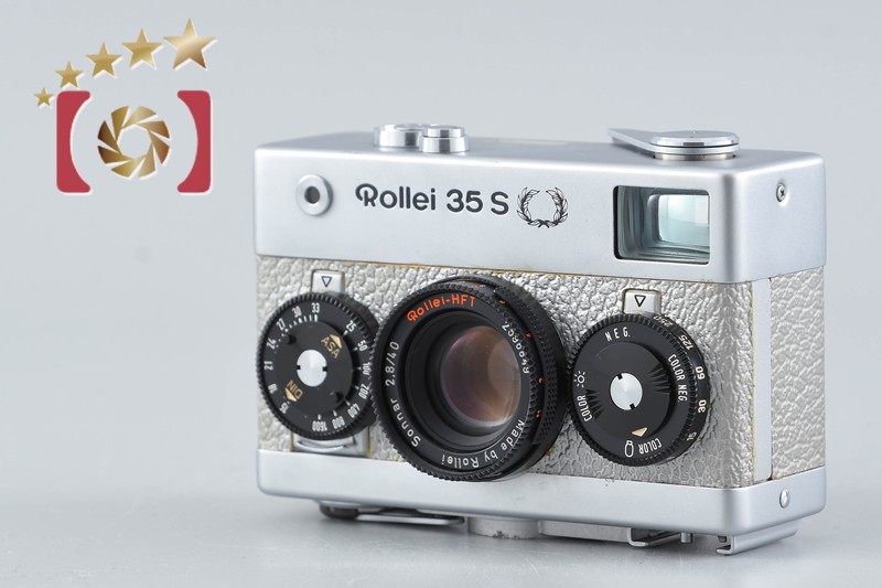 【中古】Rollei 置き目ライ 35S しろがね色 10周年祝するひな形 コンパクトフィルムカメラ