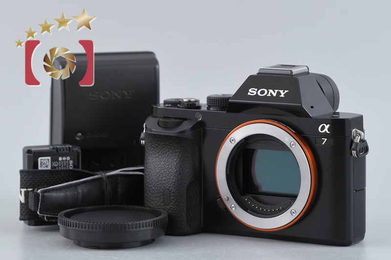 【中古】SONY ソニー α7 ILCE-7 銀鏡受け答え一眼写真機 外国で版 シャッター発生率少ない