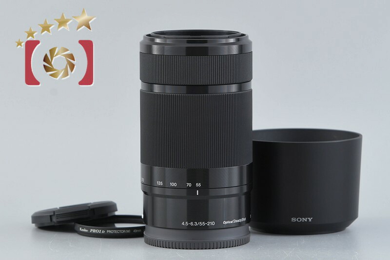 【中古】SONY ソニー E 55-210粍 f/4.5-6.3 OSS SEL55210 黒いこと