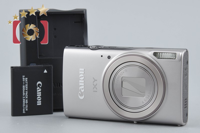 【中古】Canon キヤノン IXY 650 しろがね色 コンパクトデジタルカメラ