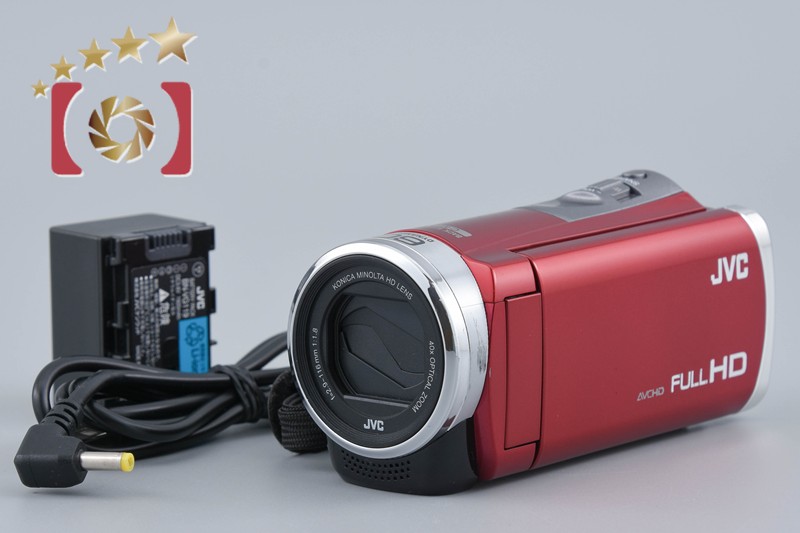 【中古】JVC ケンウッド GZ-HM199 赤いこと デジタルテレビカメラ