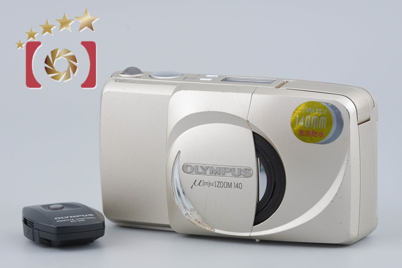 【中古】OLYMPUS オリンパス μ[mju:] ZOOM 140 コンパクトフィルムカメラ