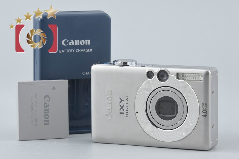 【中古】Canon キヤノン IXY Digital 50 しろがね色 コンパクトデジタルカメラ