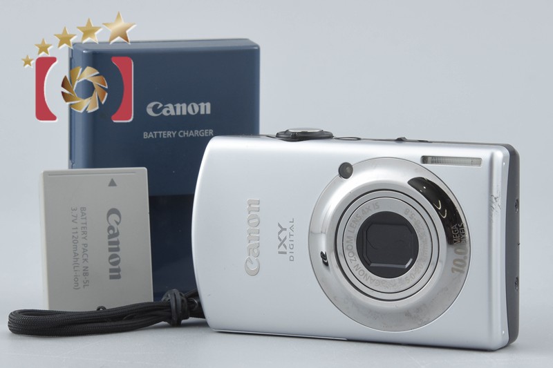 【中古】Canon キヤノン IXY Digital 920 IS しろがね色 コンパクトデジタルカメラ