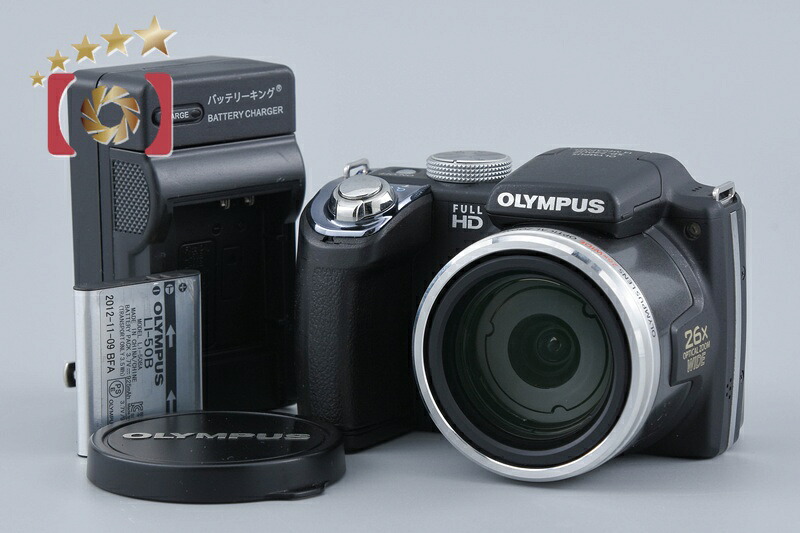 【中古】OLYMPUS オリンパス STYLUS SP-720UZ 黒いこと コンパクトデジタルカメラ