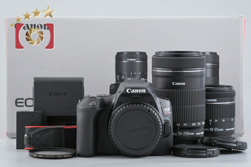 【中古】Canon キヤノン EOS Kiss X10 ダブルズームキット シャッター発生率少ない 元箱付き添い人