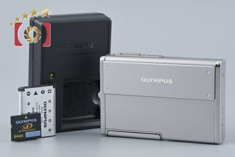 【中古】OLYMPUS オリンパス μ1050SW しろがね色 コンパクトデジタルカメラ