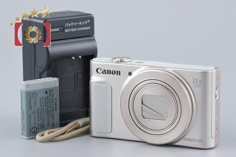 【中古】Canon キヤノン PowerShot SX620 HS 白いこと コンパクトデジタルカメラ