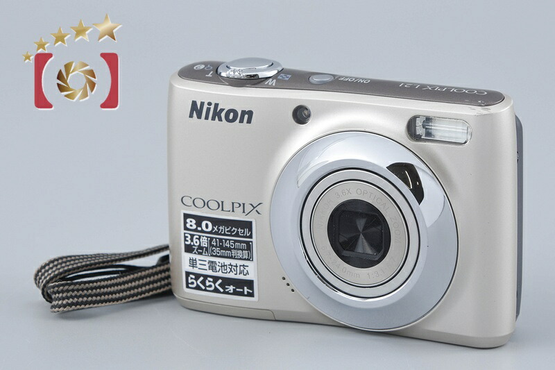 【中古】Nikon ニコン COOLPIX L21 しろがね色 コンパクトデジタルカメラ
