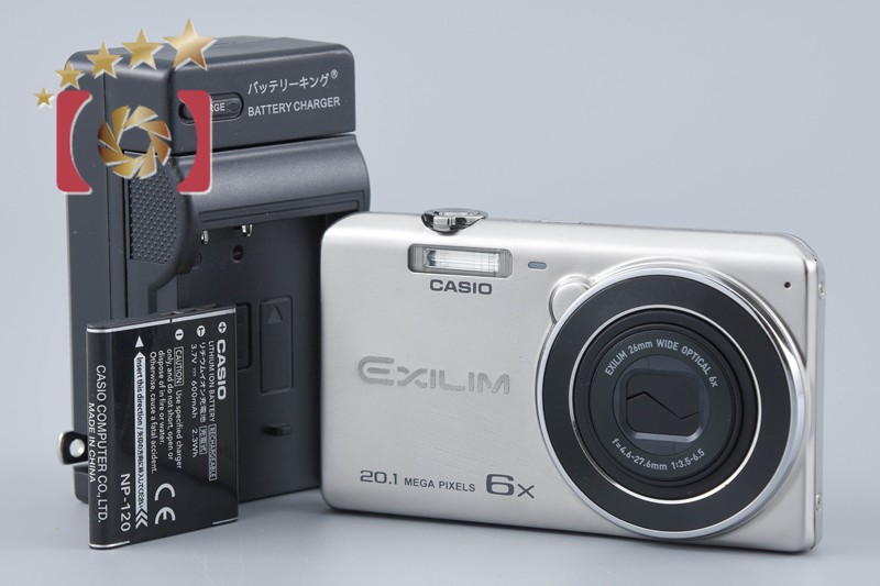 【中古】CASIO カシオ EXILIM EX-ZS35 しろがね色 コンパクトデジタルカメラ