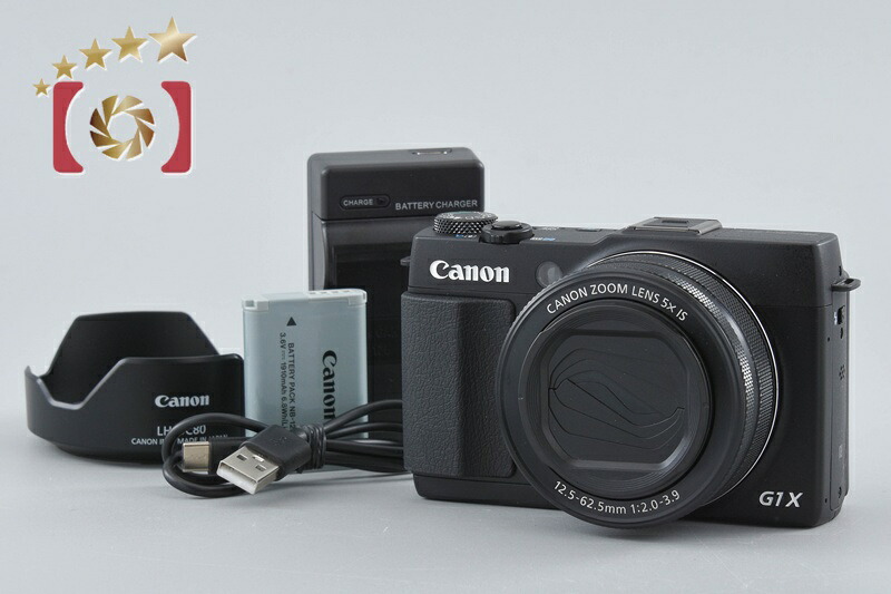 【中古】Canon キヤノン PowerShot G1 X Mark II コンパクトデジタルカメラ