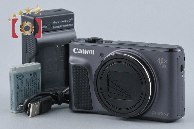 【中古】Canon キヤノン PowerShot SX720 HS 黒いこと コンパクトデジタルカメラ