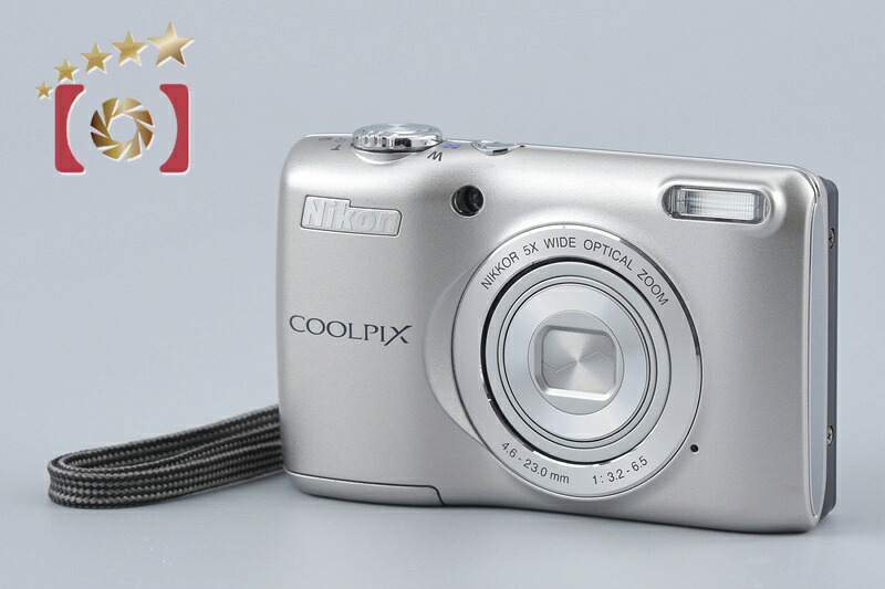 【中古】Nikon ニコン COOLPIX L26 しろがね色 コンパクトデジタルカメラ