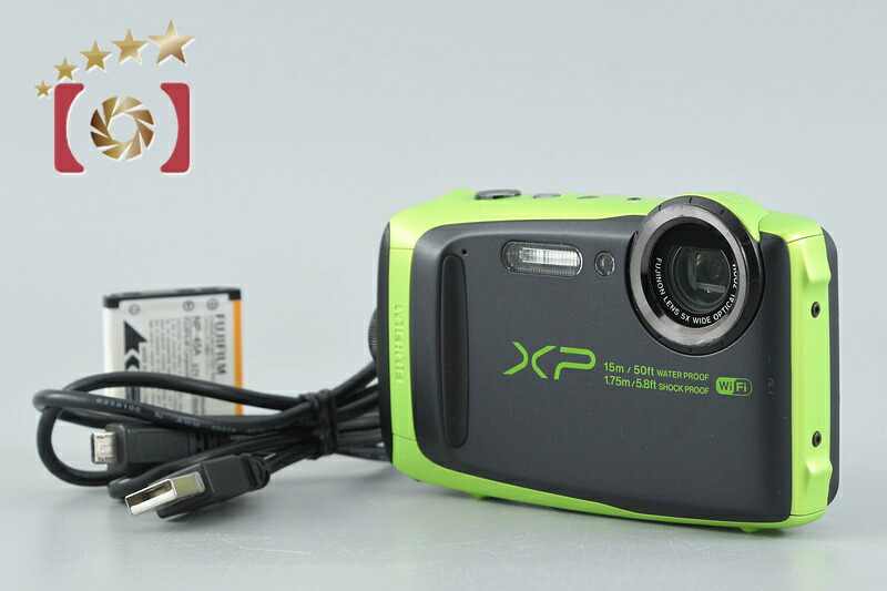 【中古】FUJIFILM 富士フイルム FINPIX XP90 菩提樹 コンパクトデジタルカメラ