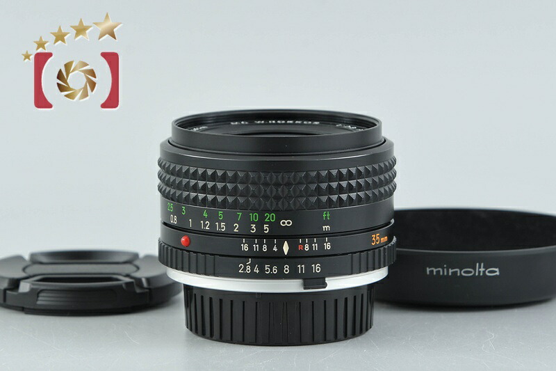 【中古】MINOLTA ミノルタ MD W.ROKKOR 35粍 f/2.8