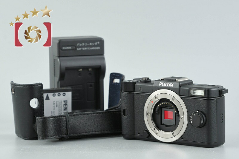 【中古】PENTAX ペンタックス Q 黒いこと 銀鏡受け答え一眼写真機 シャッター発生率少ない