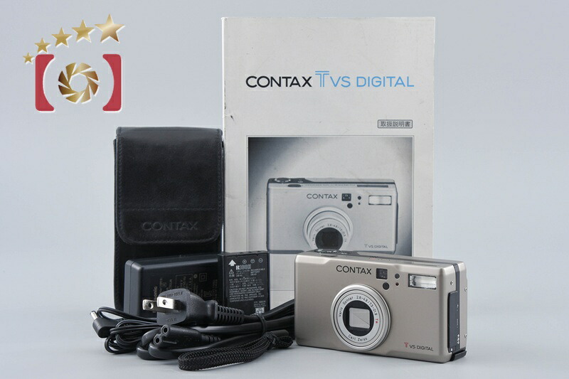 【中古】CONTAX コンタックス Tvs DIGITAL チタン コンパクトデジタルカメラ