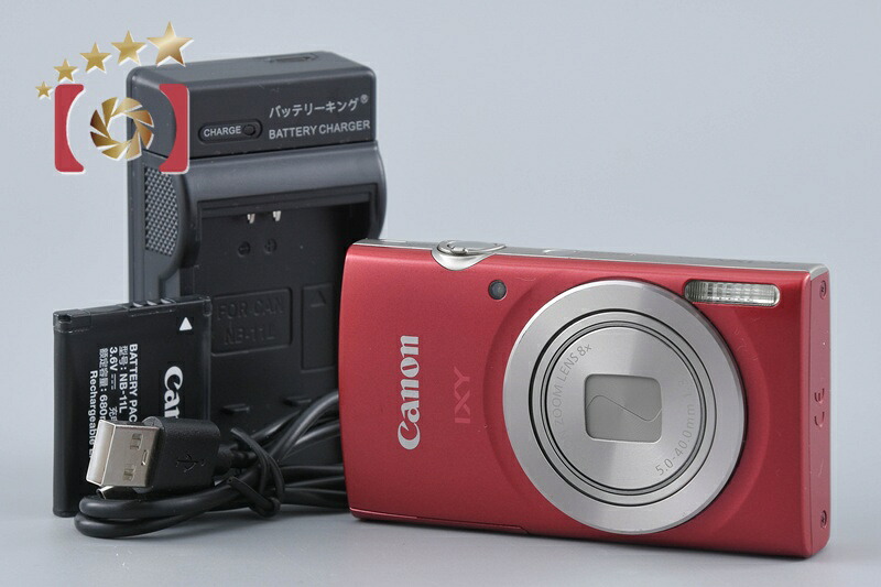 【中古】Canon キヤノン IXY 200 赤いこと コンパクトデジタルカメラ
