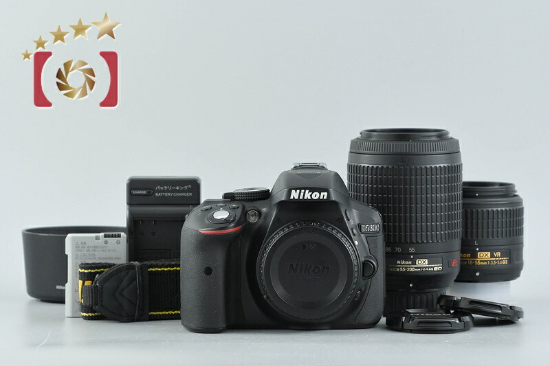 中古】Nikon ニコン D5300 ダブルズームキット 黒いこと - moggallery.com