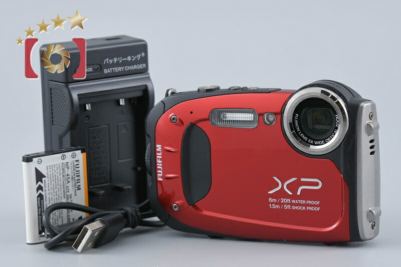 【中古】FUJIFILM 富士フイルム FINEPIX XP60 赤いこと コンパクトデジタルカメラ